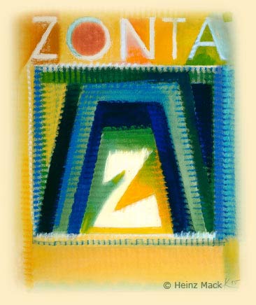 Zonta Logo gezeichnet von Prof. Heinz Mack
